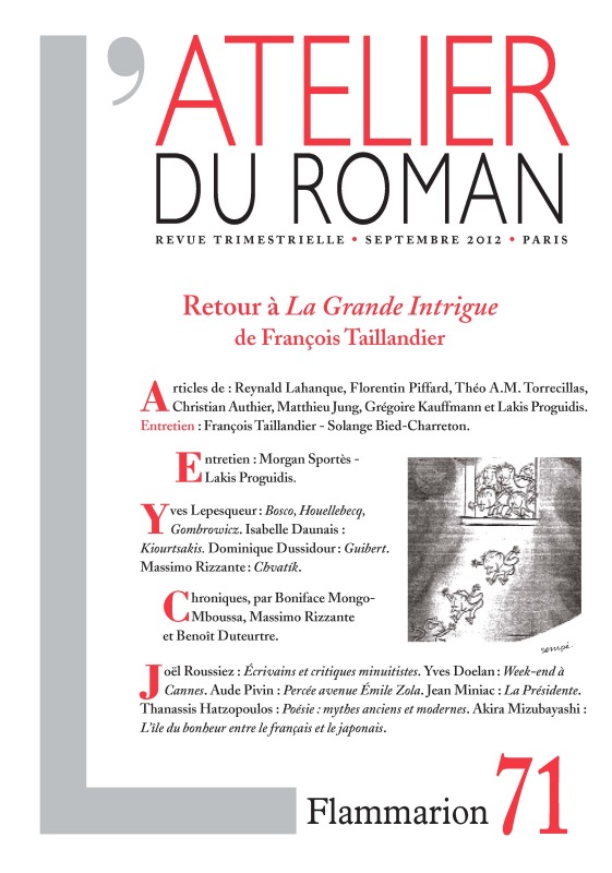 L'Atelier du roman