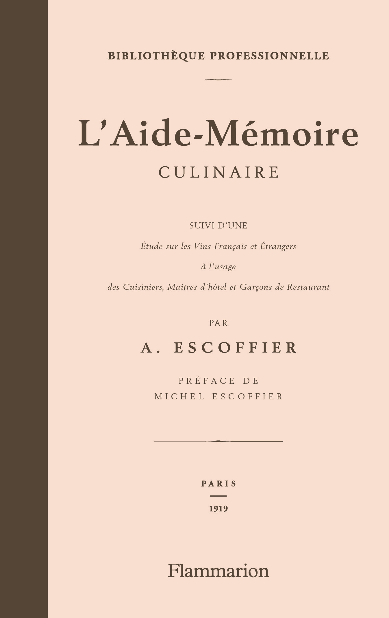 L'Aide-mémoire culinaire