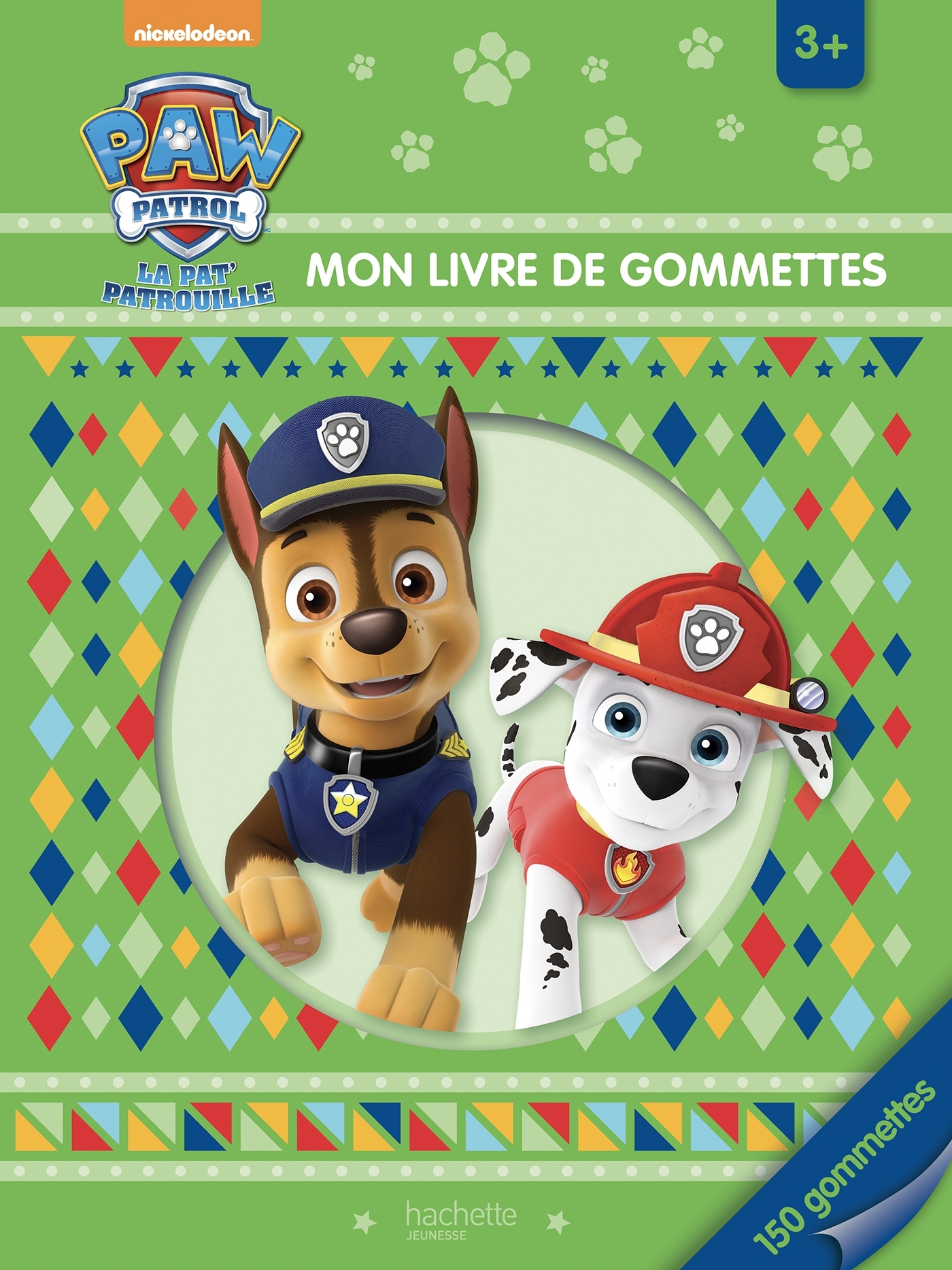 La Pat'Patrouille - Mon livre de gommettes 3+