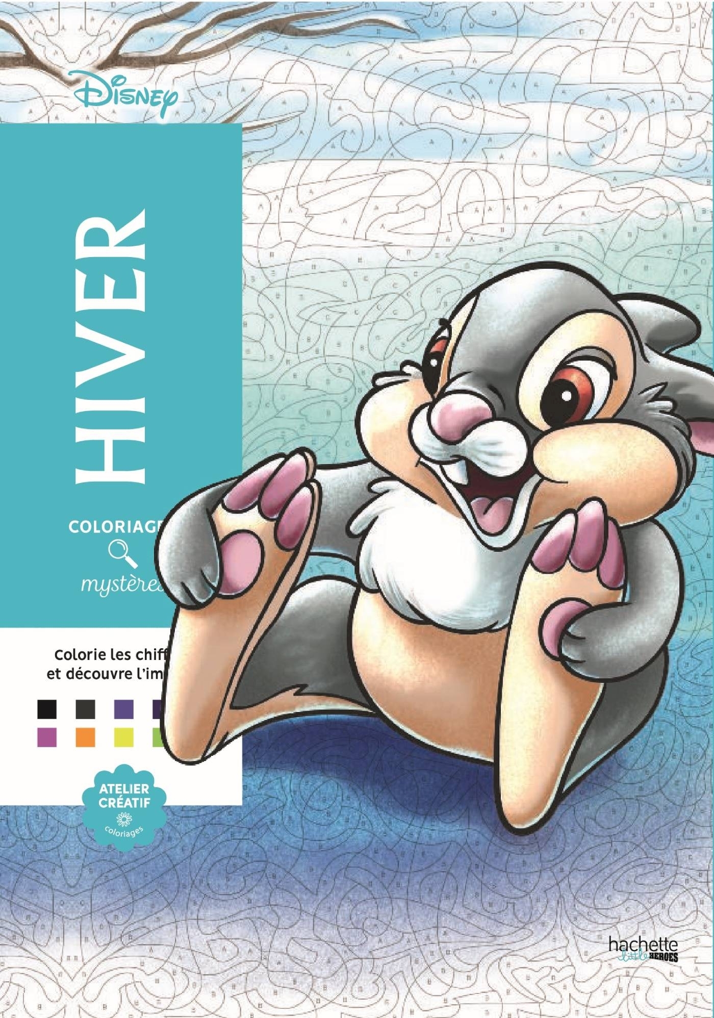 Coloriages mystères Disney - Hiver