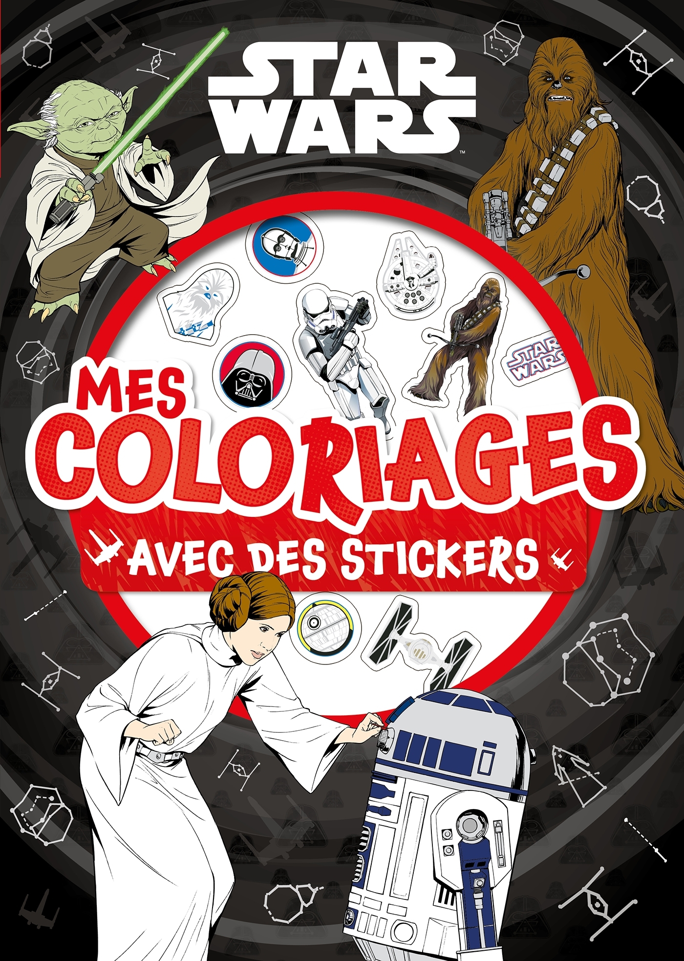 STAR WARS - Mes Coloriages avec Stickers