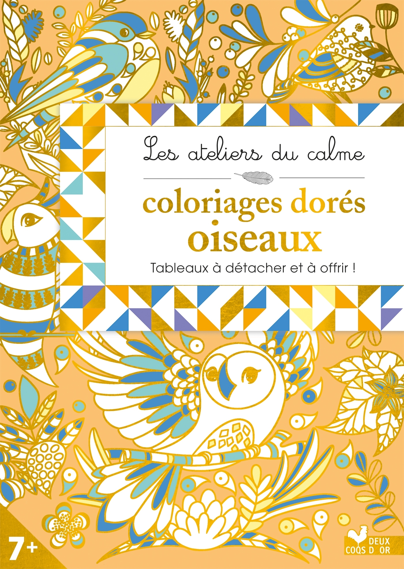 Coloriages dorés Oiseaux