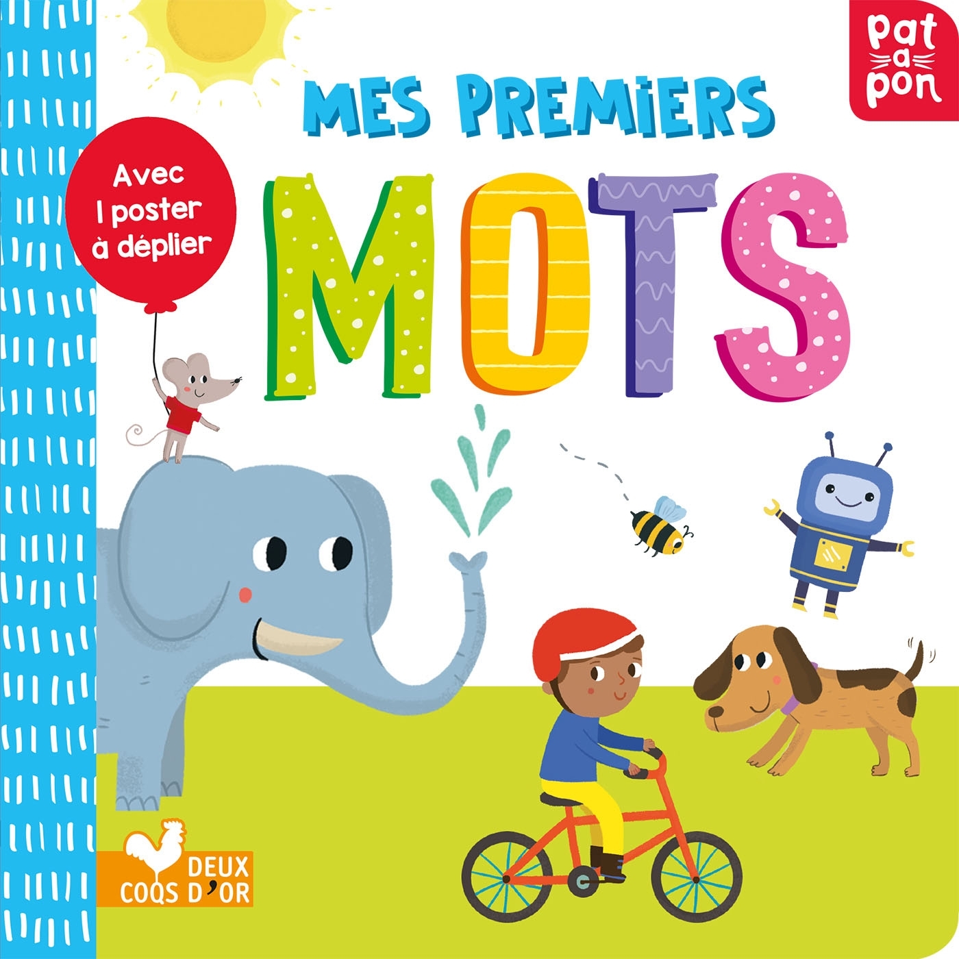 Mes premiers mots - livre avec poster à déplier