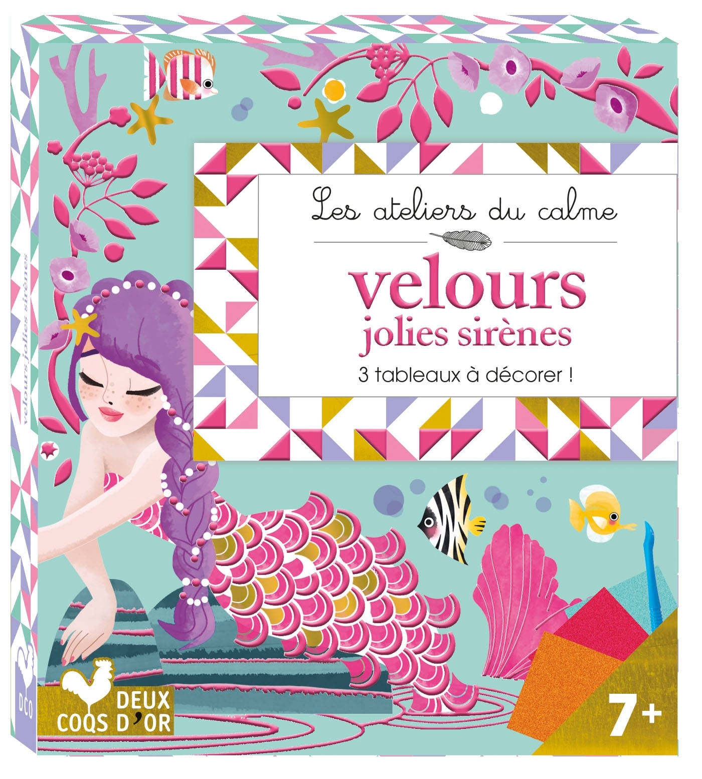 Velours jolies sirènes - mini boite avec accessoires