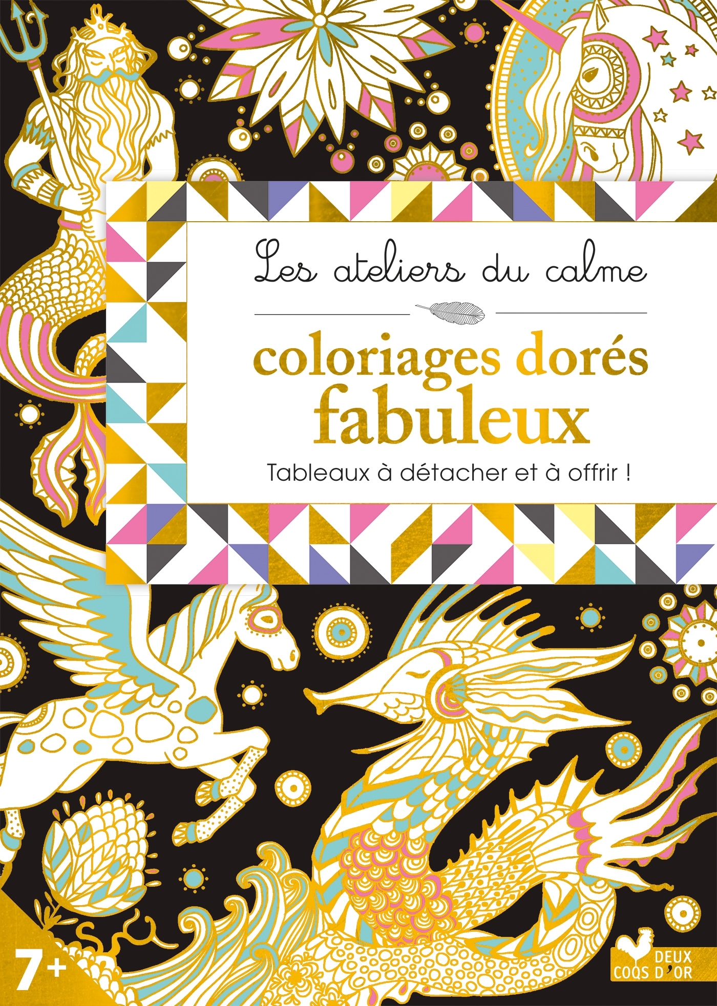 Coloriages dorés fabuleux