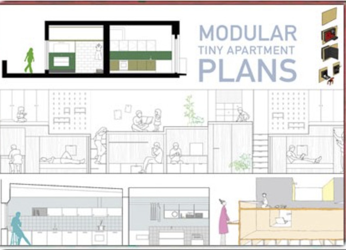 MODULAR TINY APARTEMENT PLANS