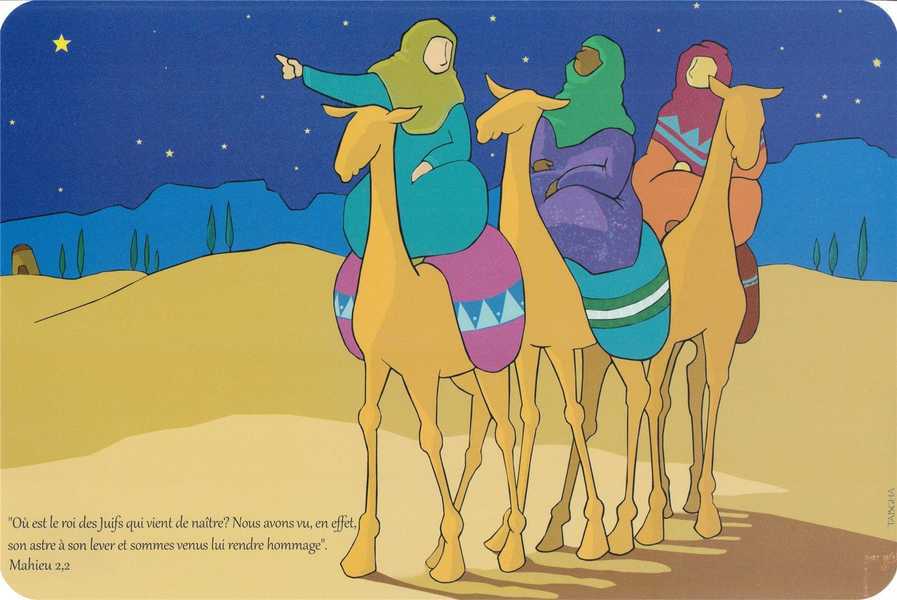 Tableau d'Evangile en PVC, l' Epiphanie