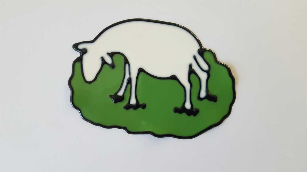 Vitrophanie de Noël - Le mouton