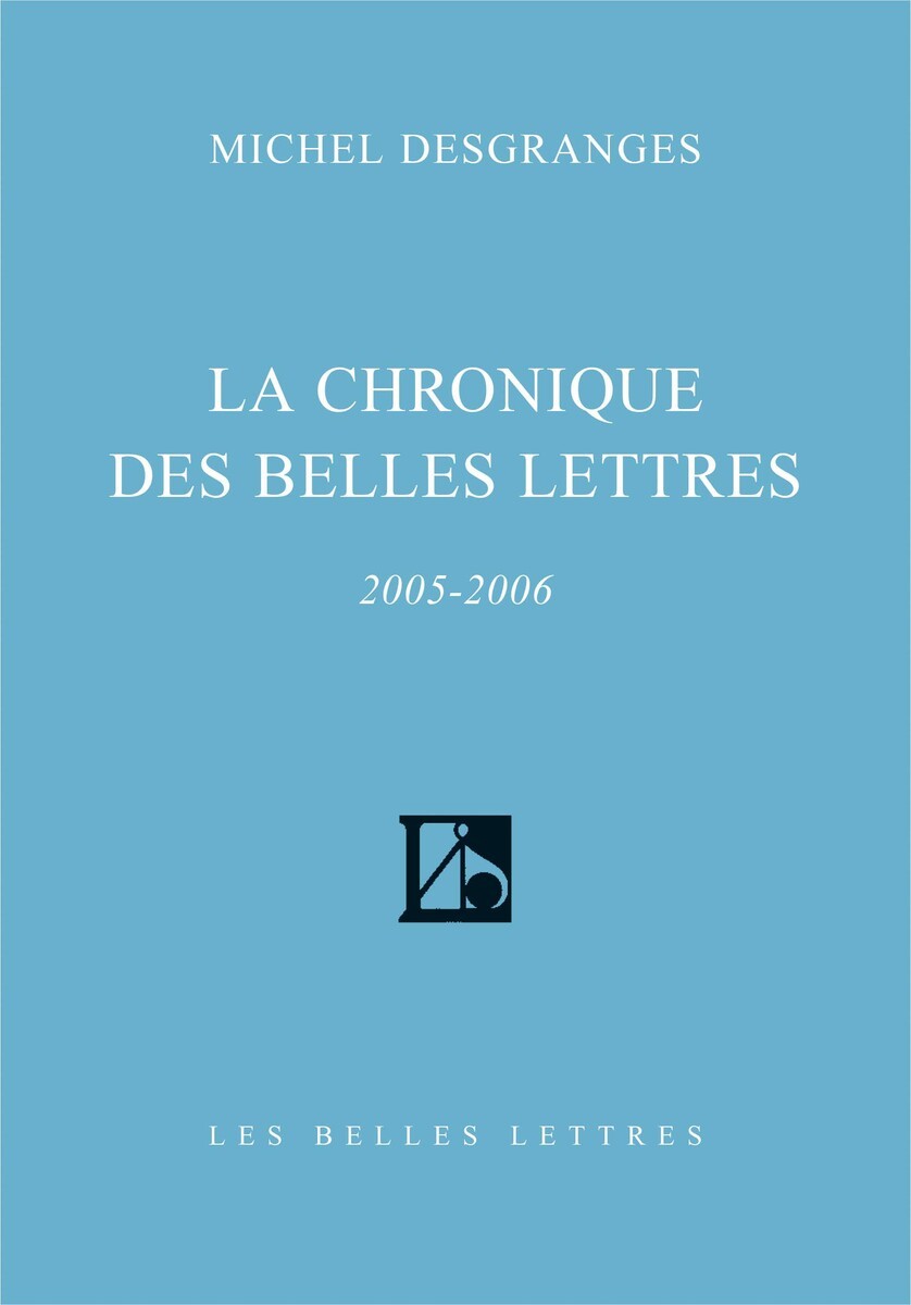 La Chronique des Belles Lettres