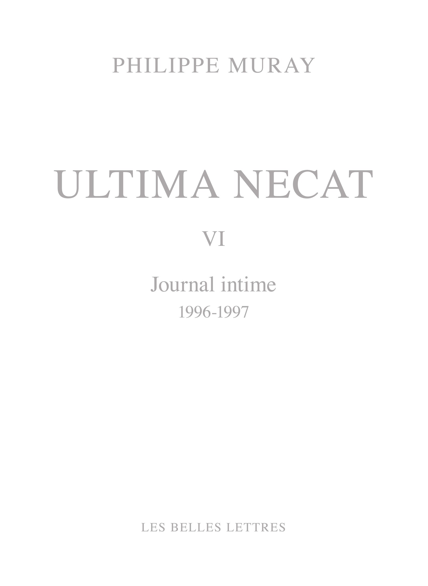 Ultima Necat VI