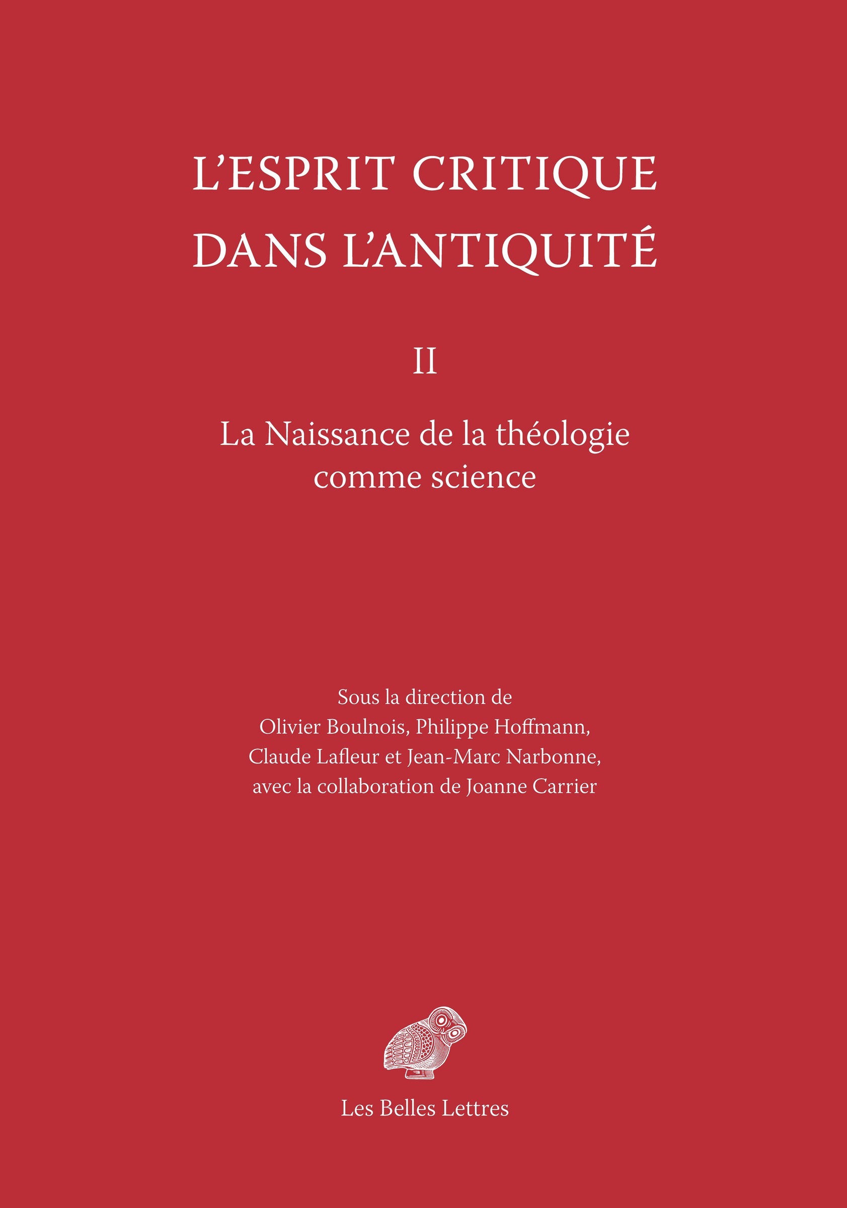 L’Esprit critique dans l’Antiquité II