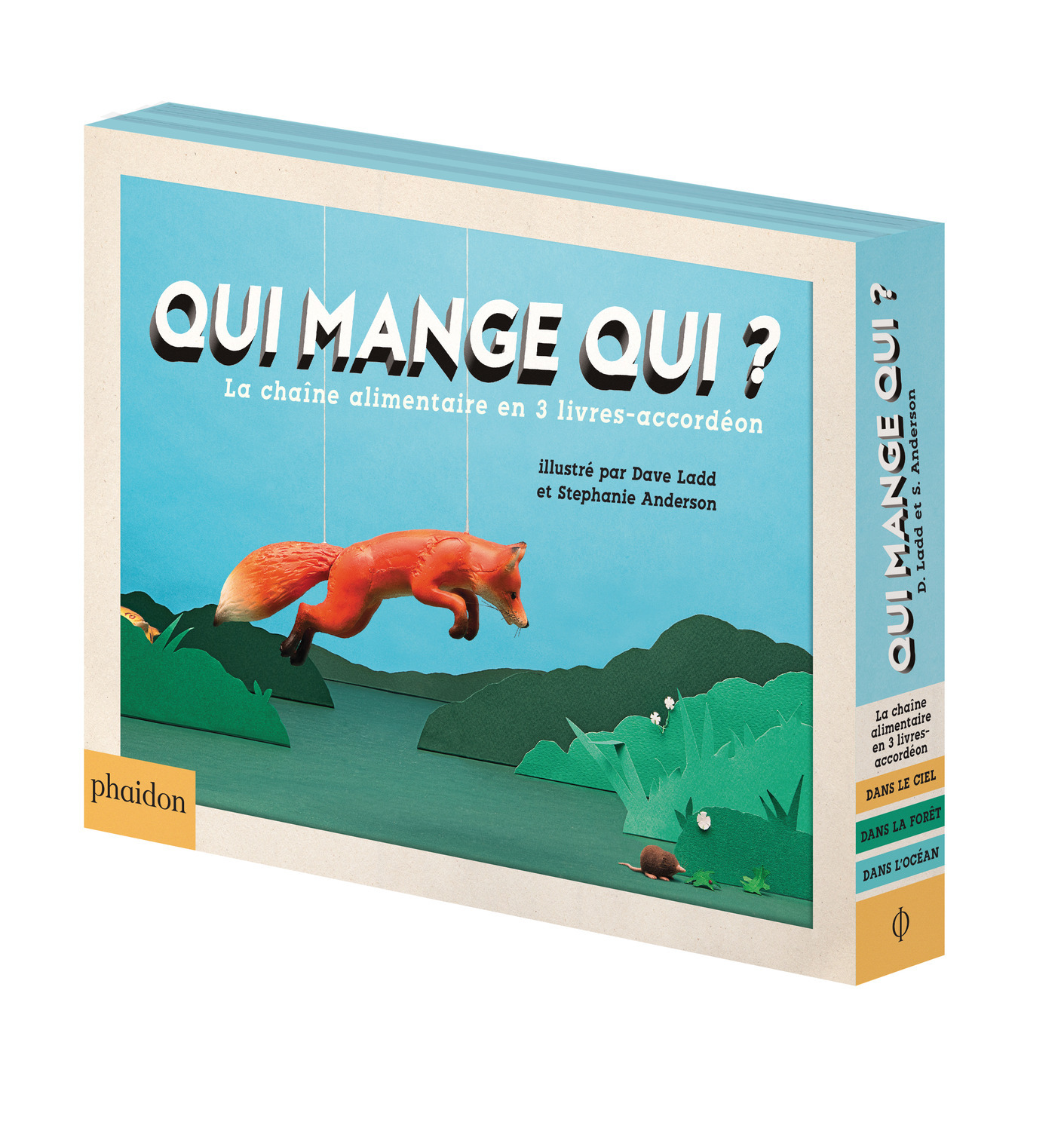 Qui mange qui ? La Chaine alimentaire en 3 livres-accordéon