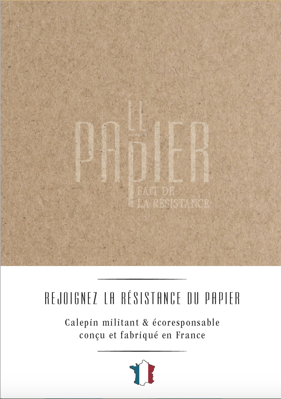 Cahier français A5 sable - Le Papier fait de la Résistance