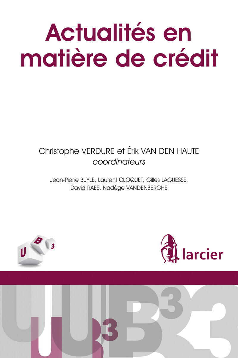 Actualités en matière de crédit