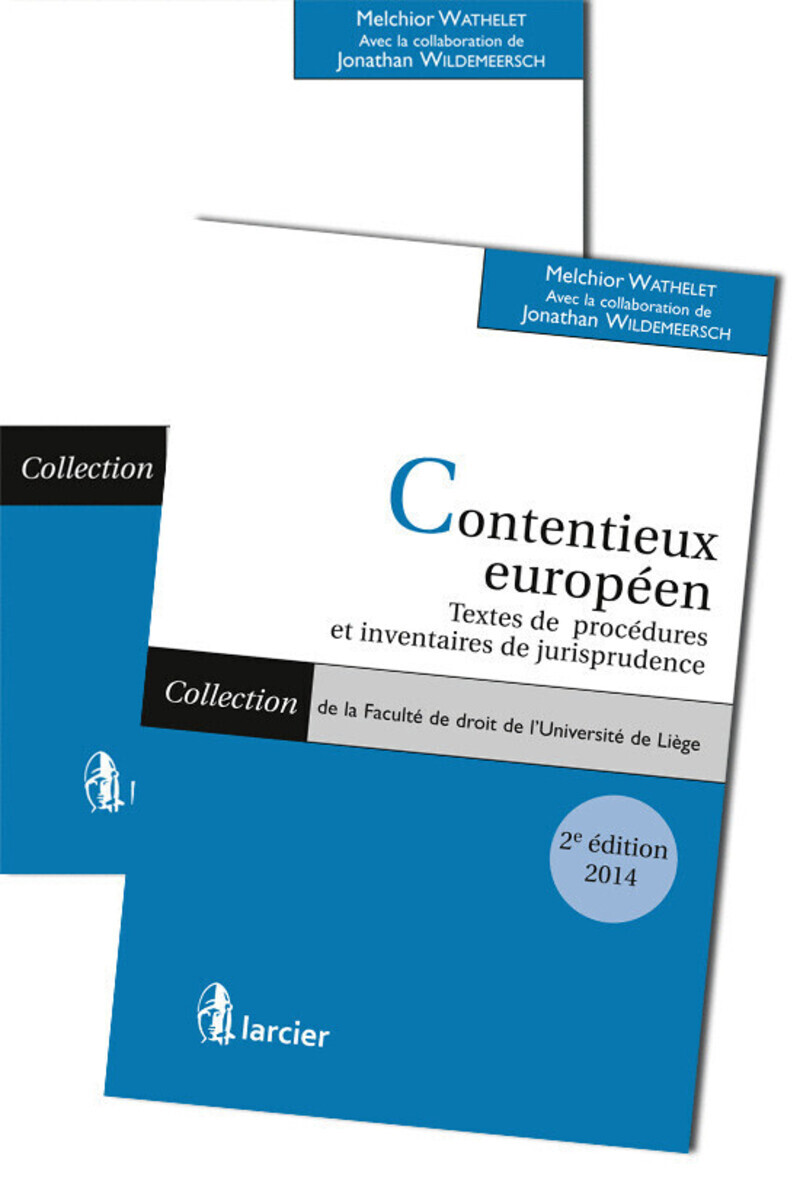 Contentieux européen ( 2 tomes)