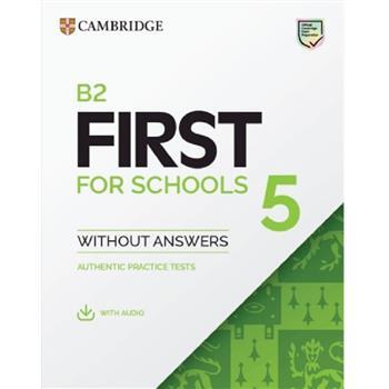 B2 first for schools 5 student's book without answers with audio