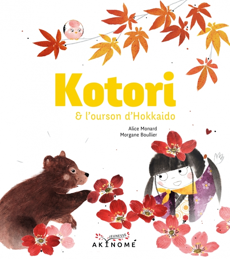 Kotori et l'ourson d'Hokkaido