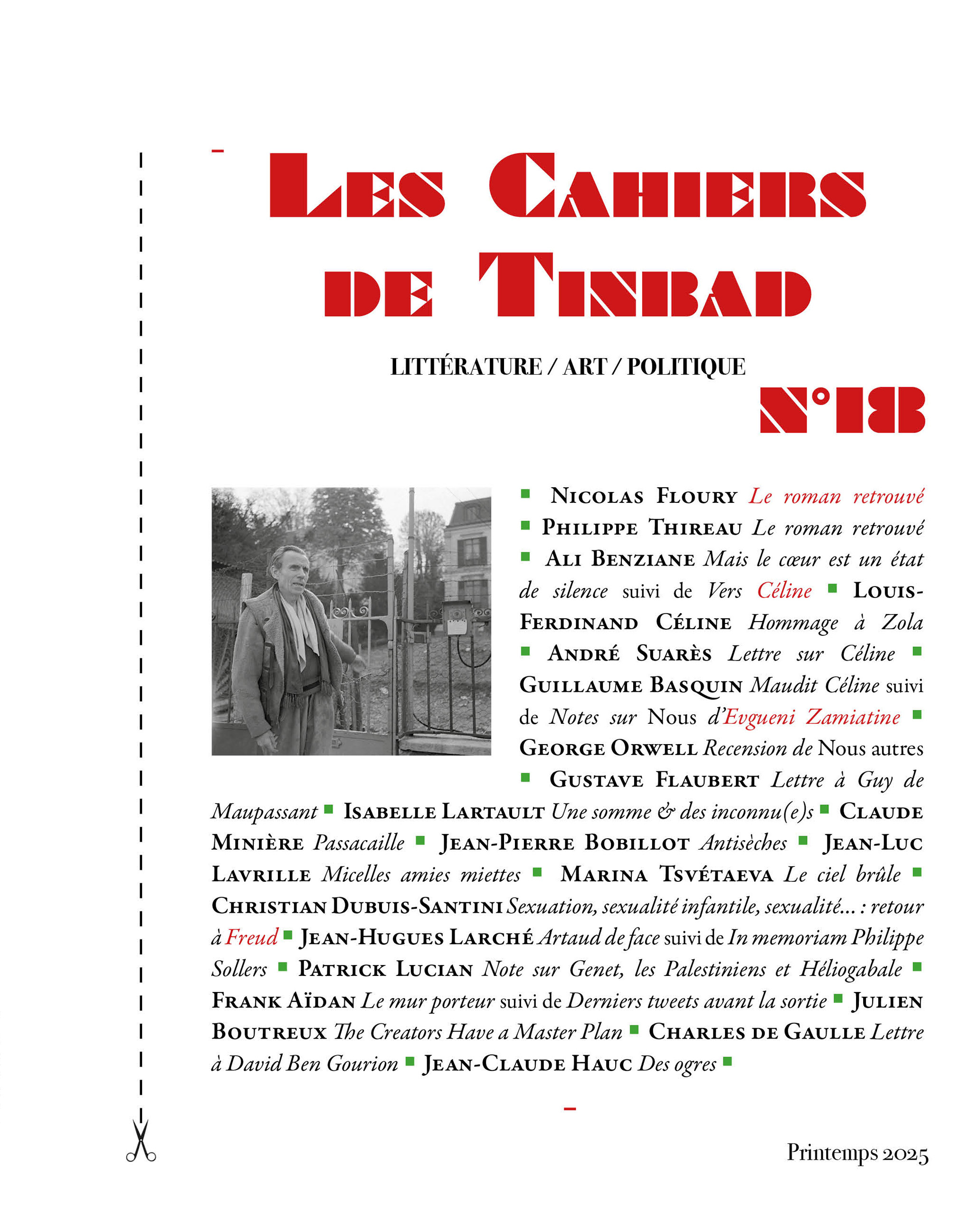 Les Cahiers de Tinbad 18