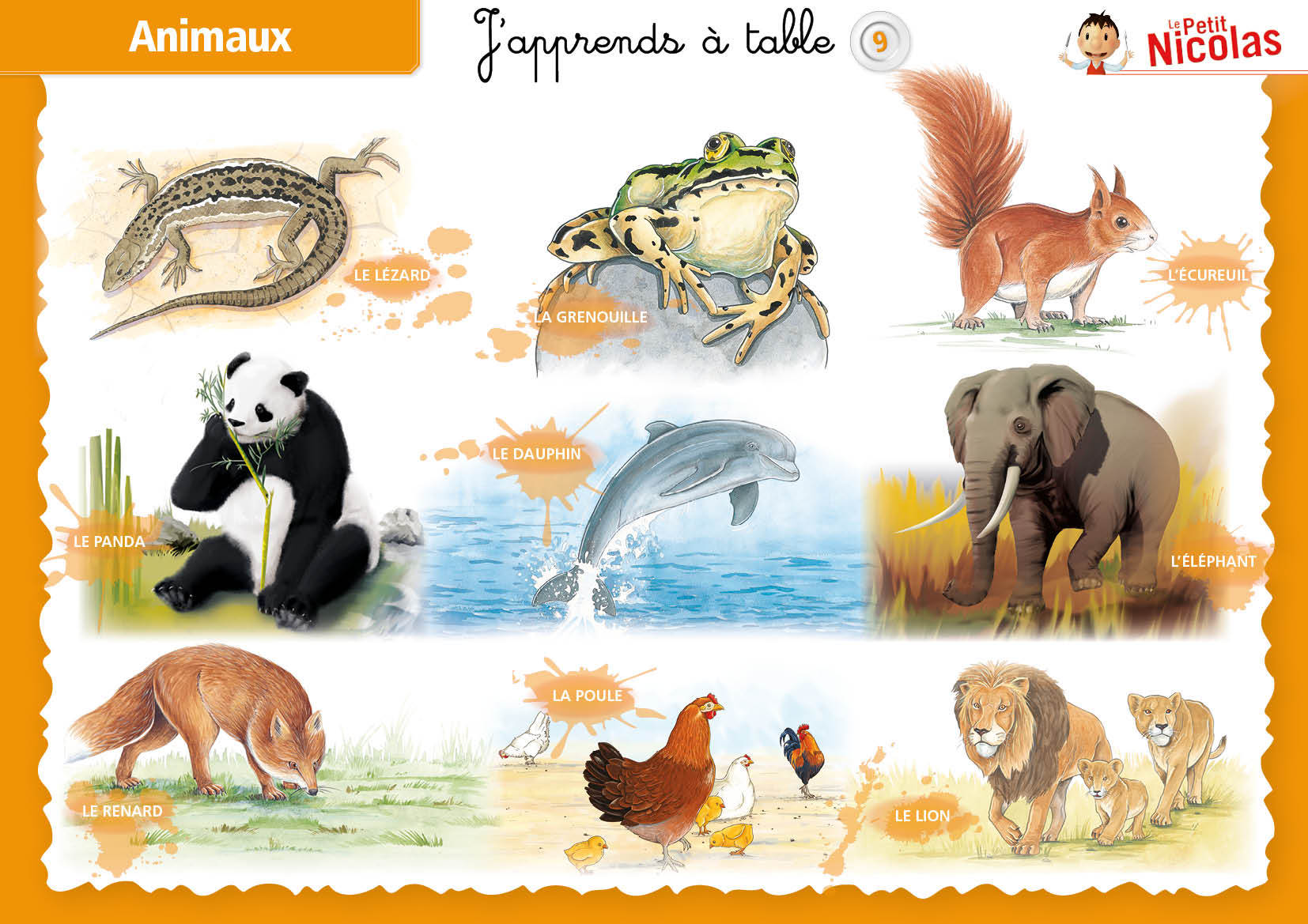 PLANISPHERE ENFANT/ANIMAUX
