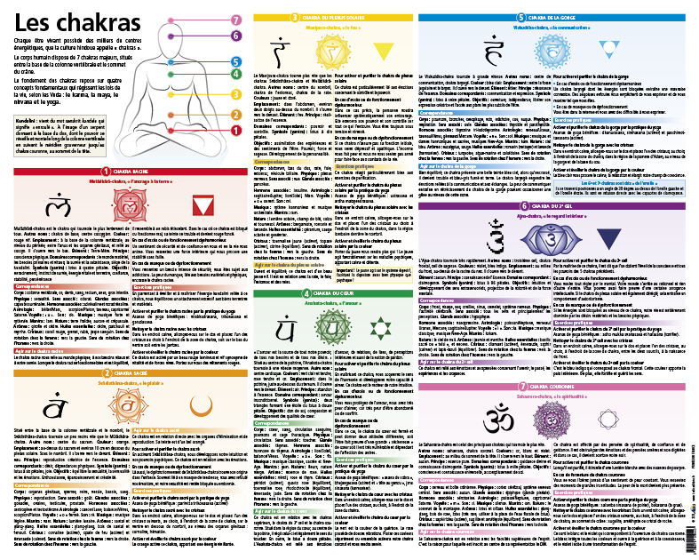 LES CHAKRAS POSTER