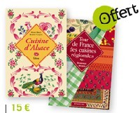 COFFRET VG CUISINE D ALSACE ET TOUR DE FRANCE DES CUISINES REGIONALES