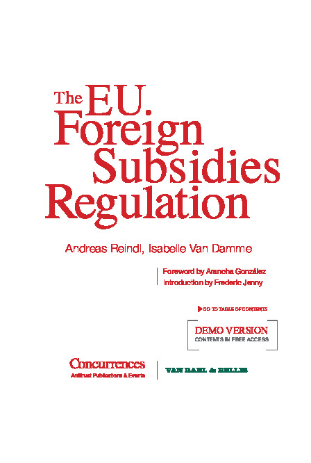 The EU Foreign Subsidies Regulation