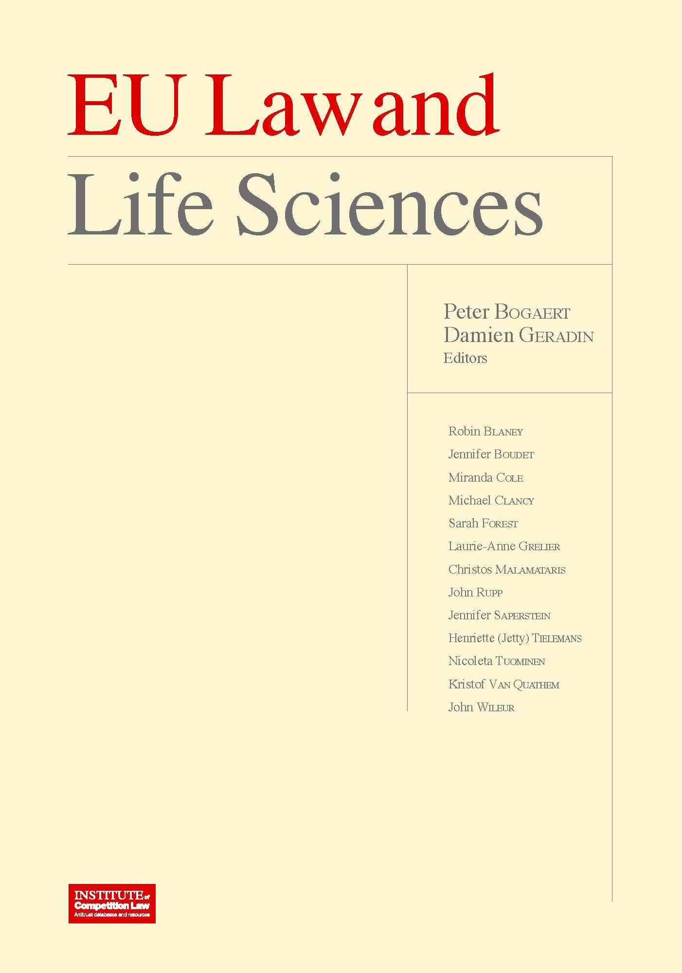 EU Law and Life Sciences