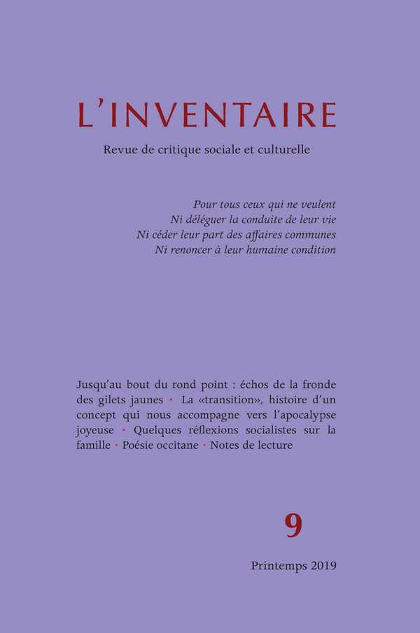 Inventaire n°9