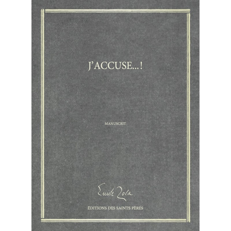 J'accuse - MANUSCRIT