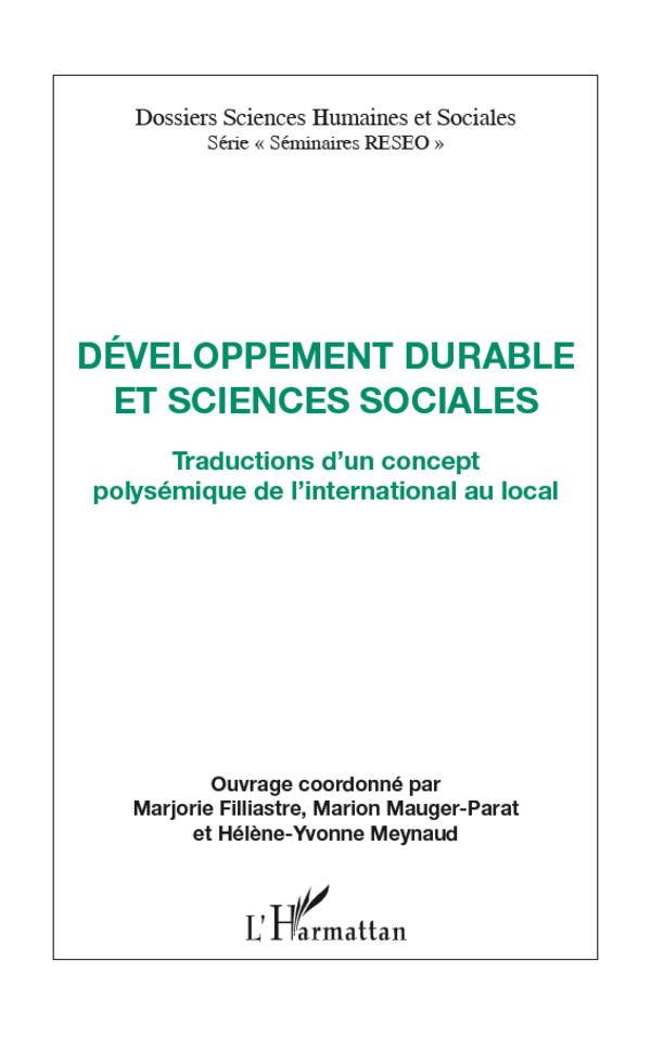 Développement durable et sciences sociales