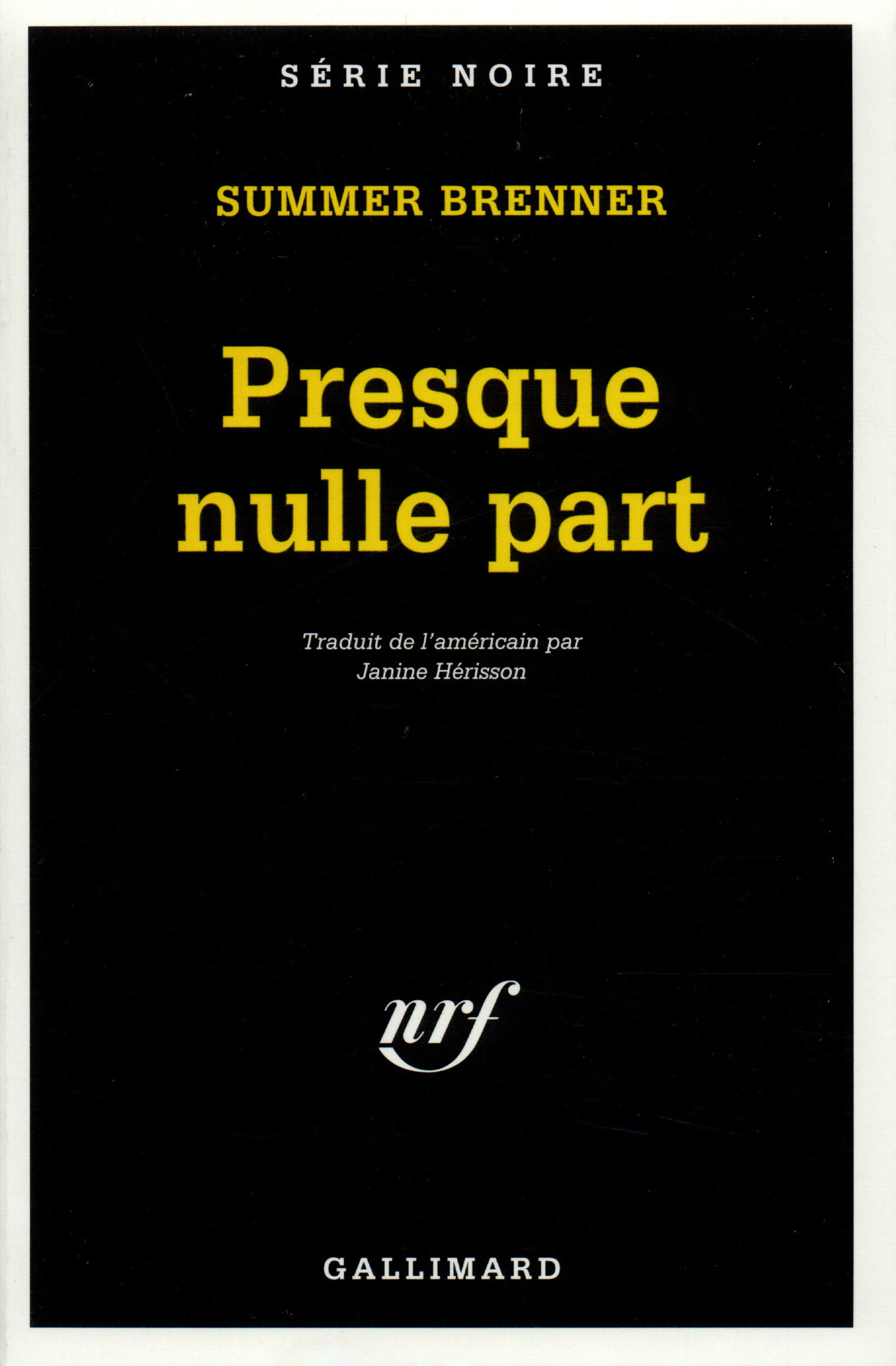Presque nulle part