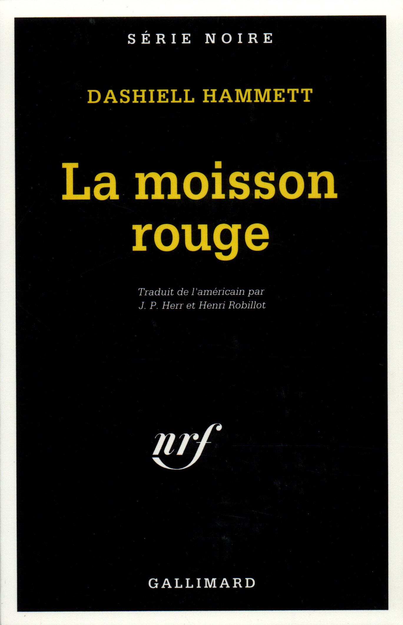 La moisson rouge