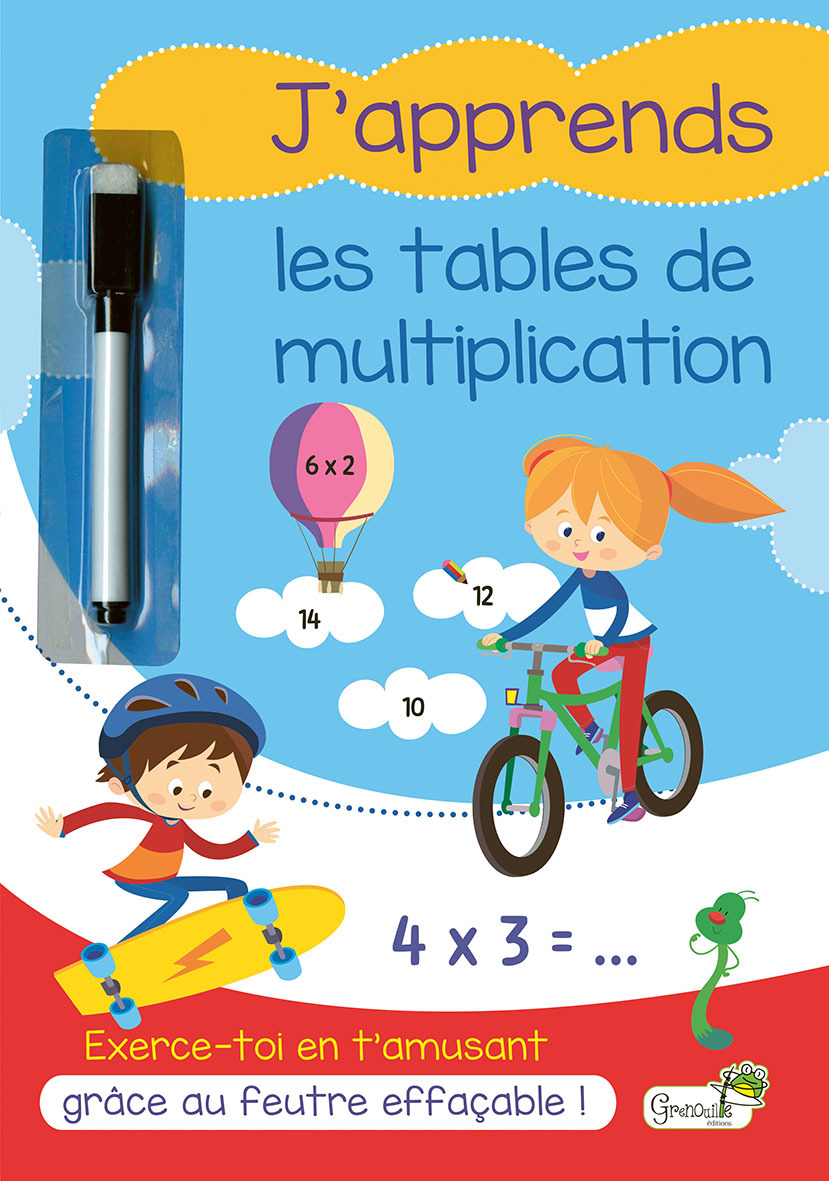 J'apprends les tables de multiplication