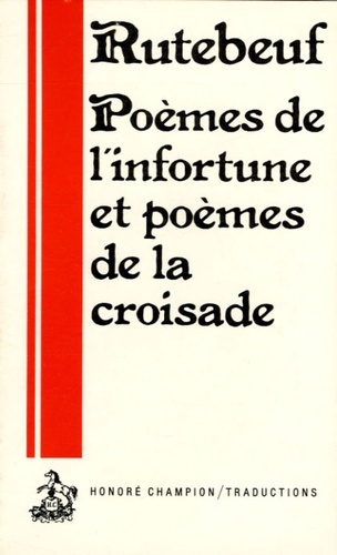 Poèmes de l’infortune et de la  croisade