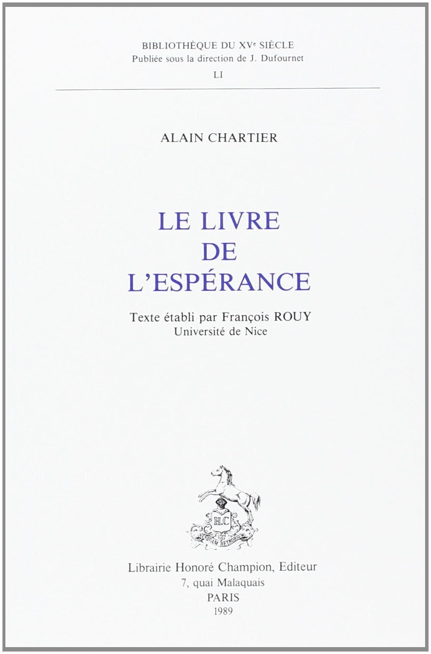 Le Livre de l’Espérance