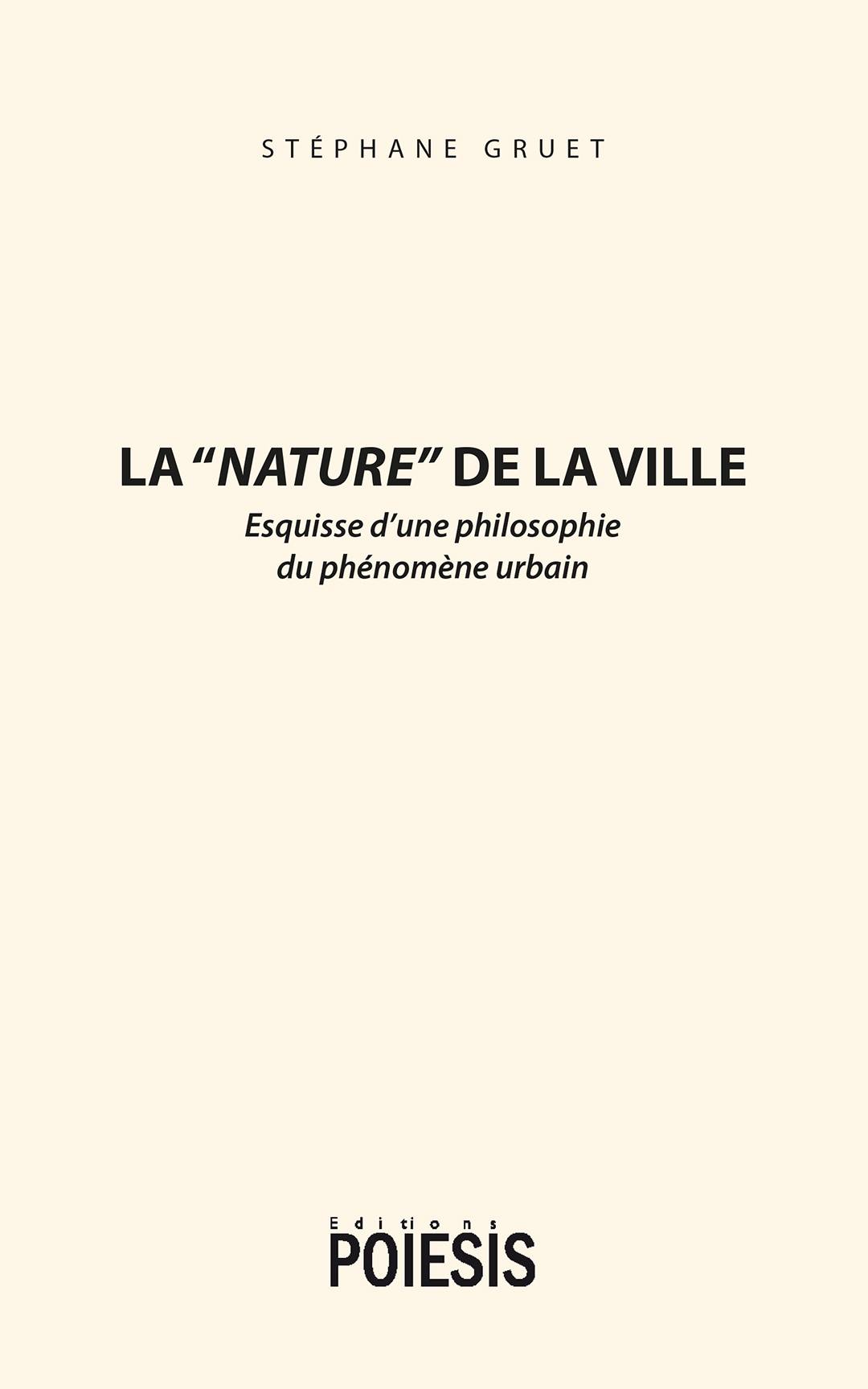 La nature de la ville