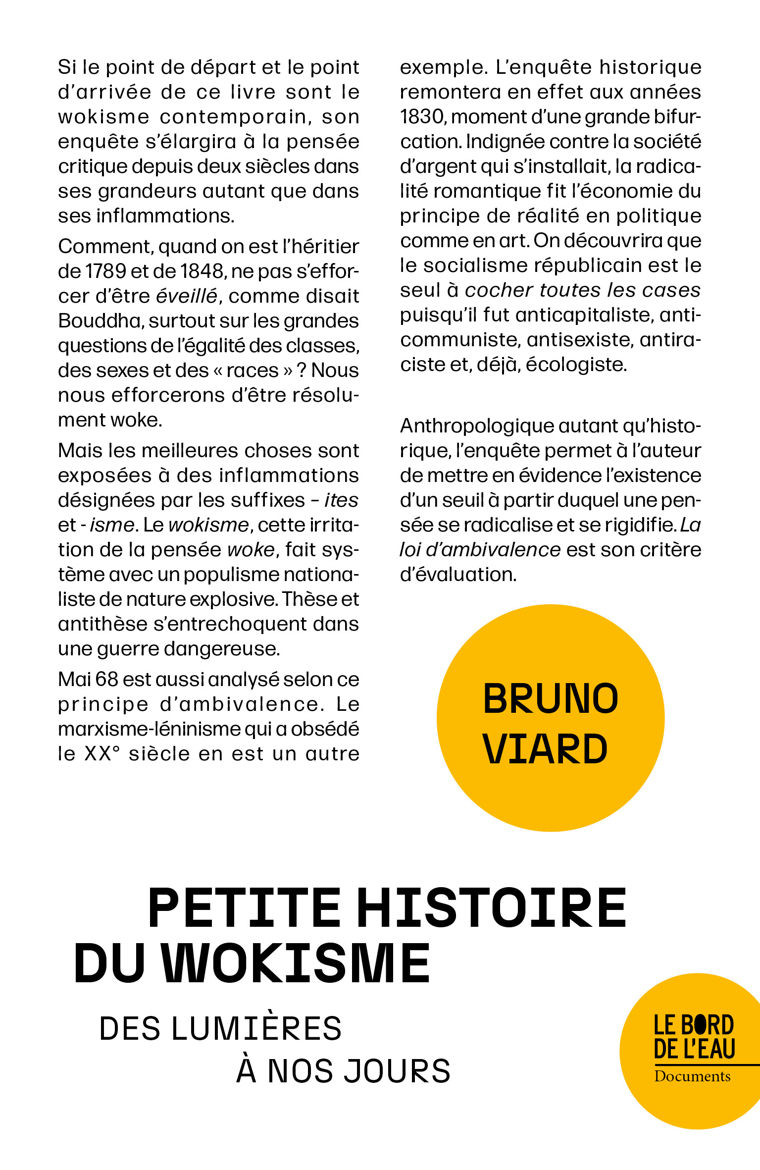 Petite histoire du wokisme des Lumières à nos jours