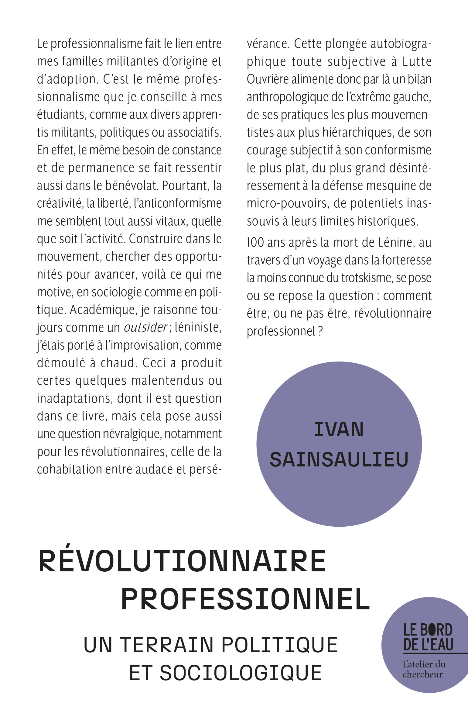 Révolutionnaire professionnel