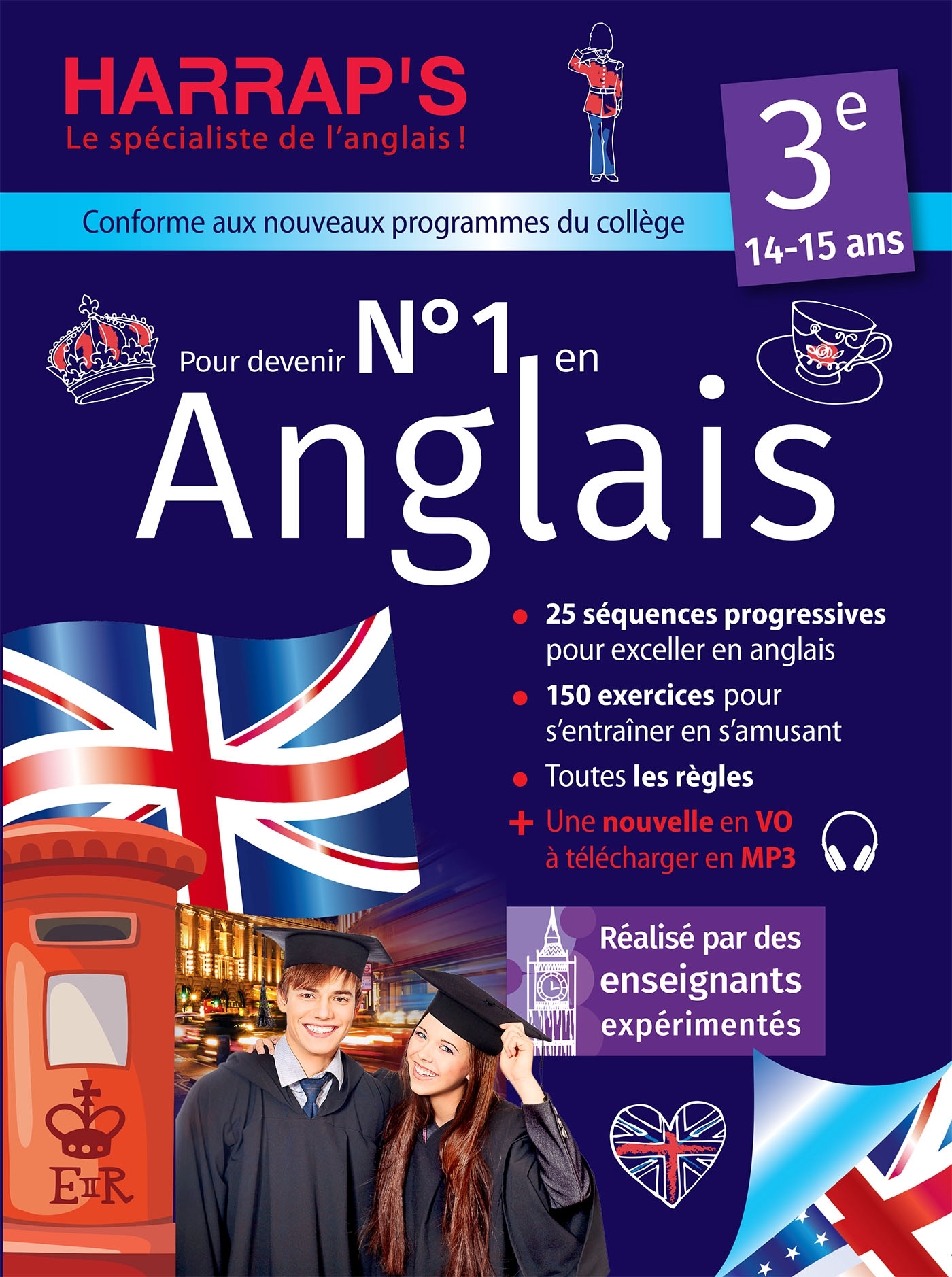 Numéro 1 en anglais 3e avec Harrap's