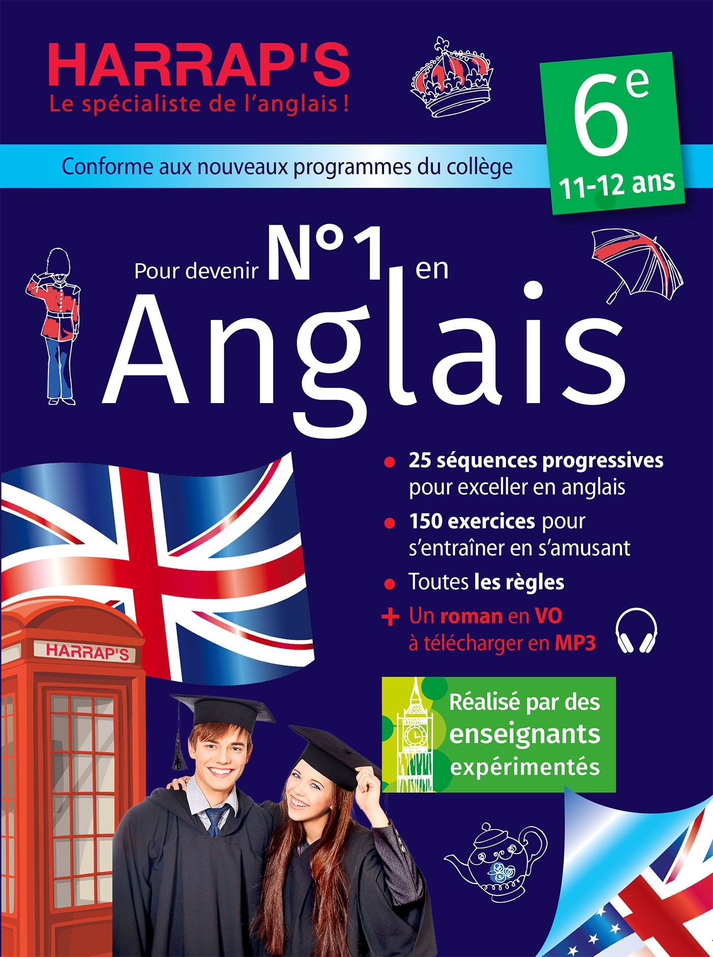 Numéro 1 en anglais 6e avec Harrap's