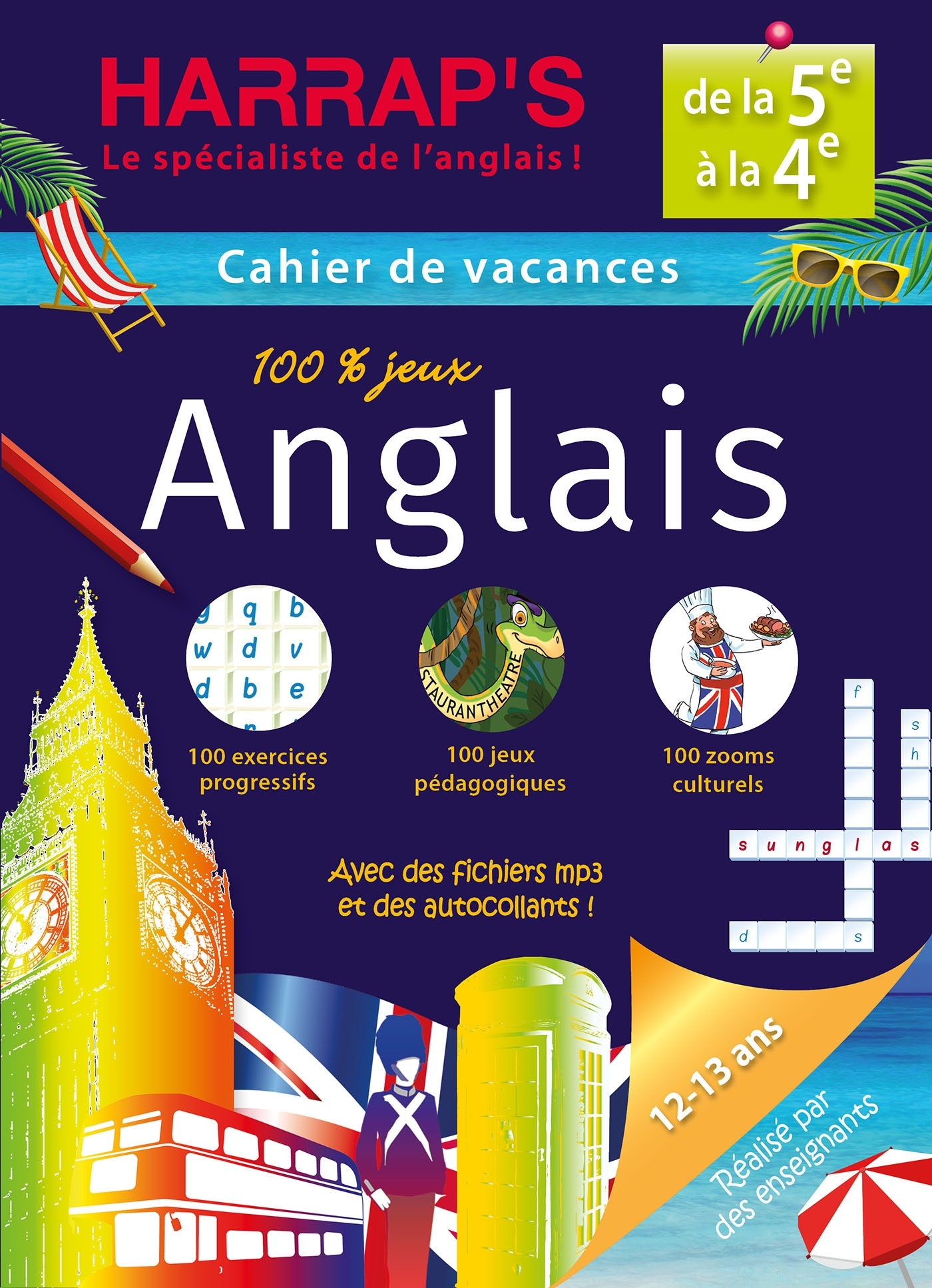 Harrap's cahier de vacances Anglais 5ème/4ème