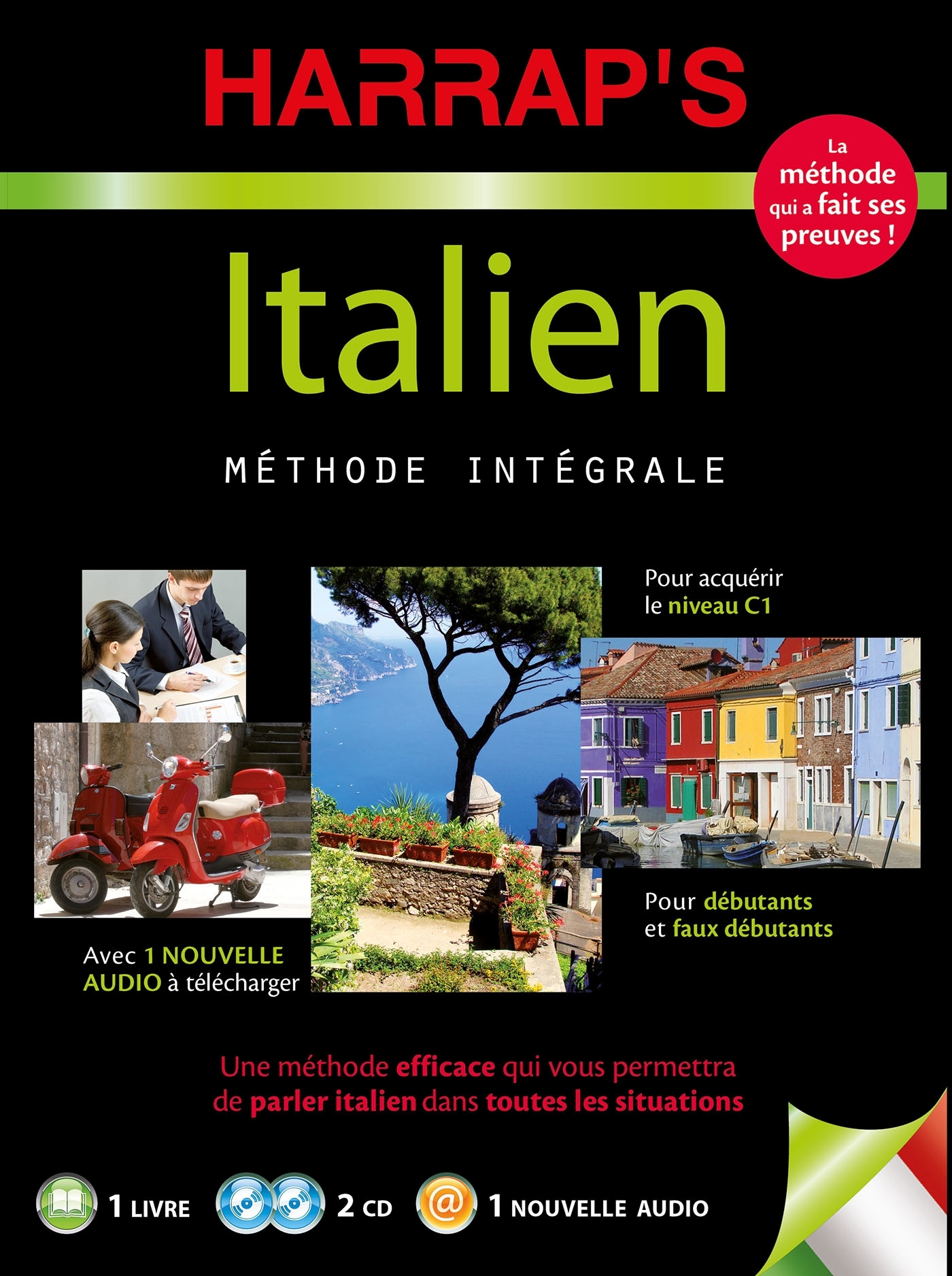 Harrap's Méthode Intégrale italien 2CD + livre