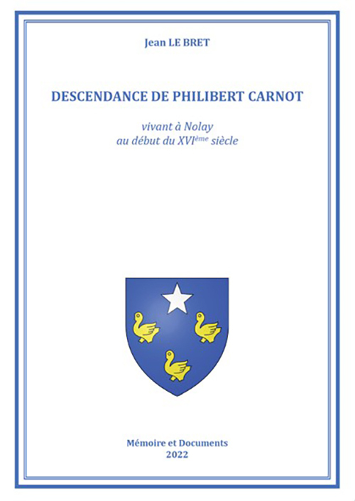 LA DESCENDANCE DE PHILIBERT CARNOT