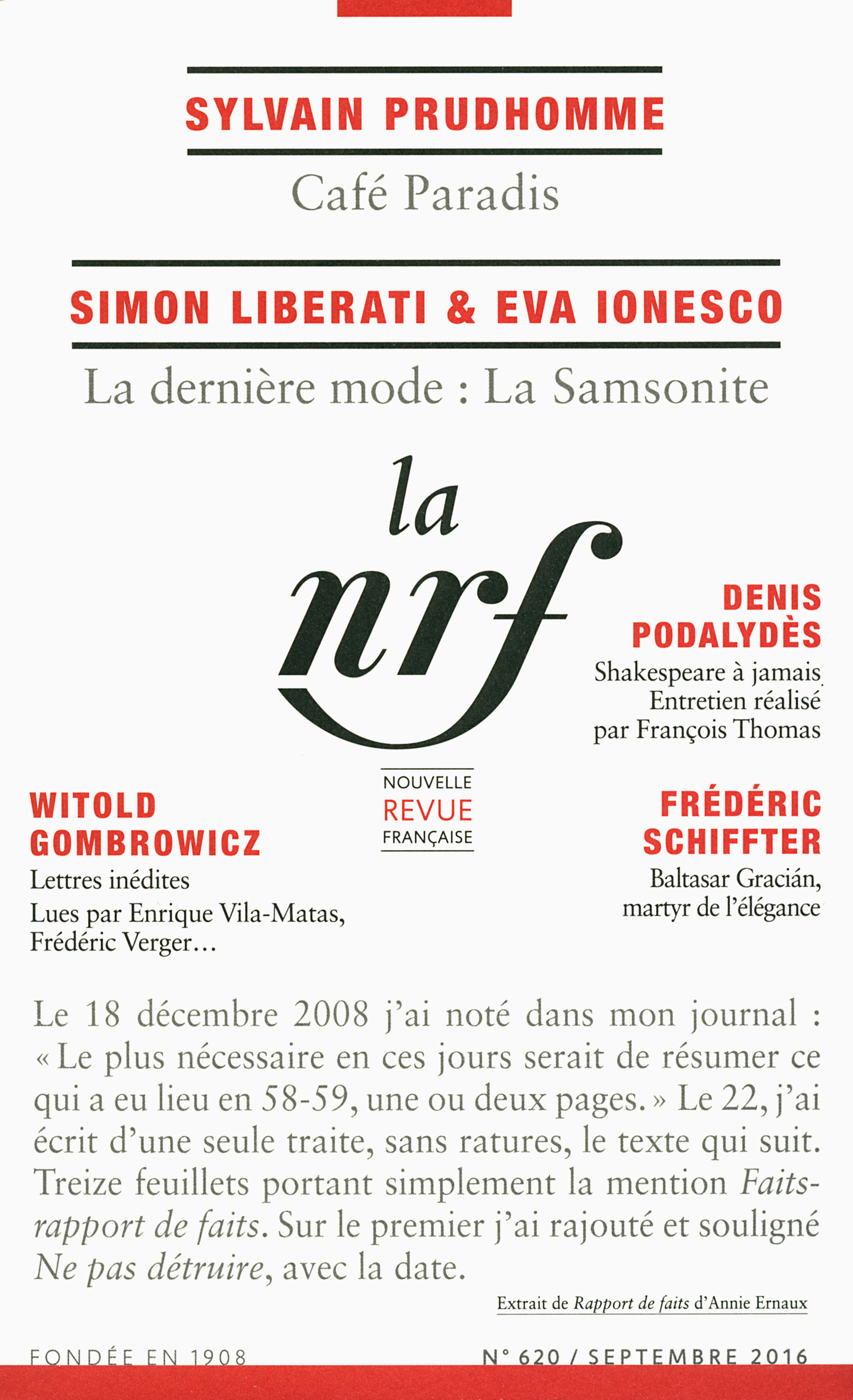 La Nouvelle Revue Française