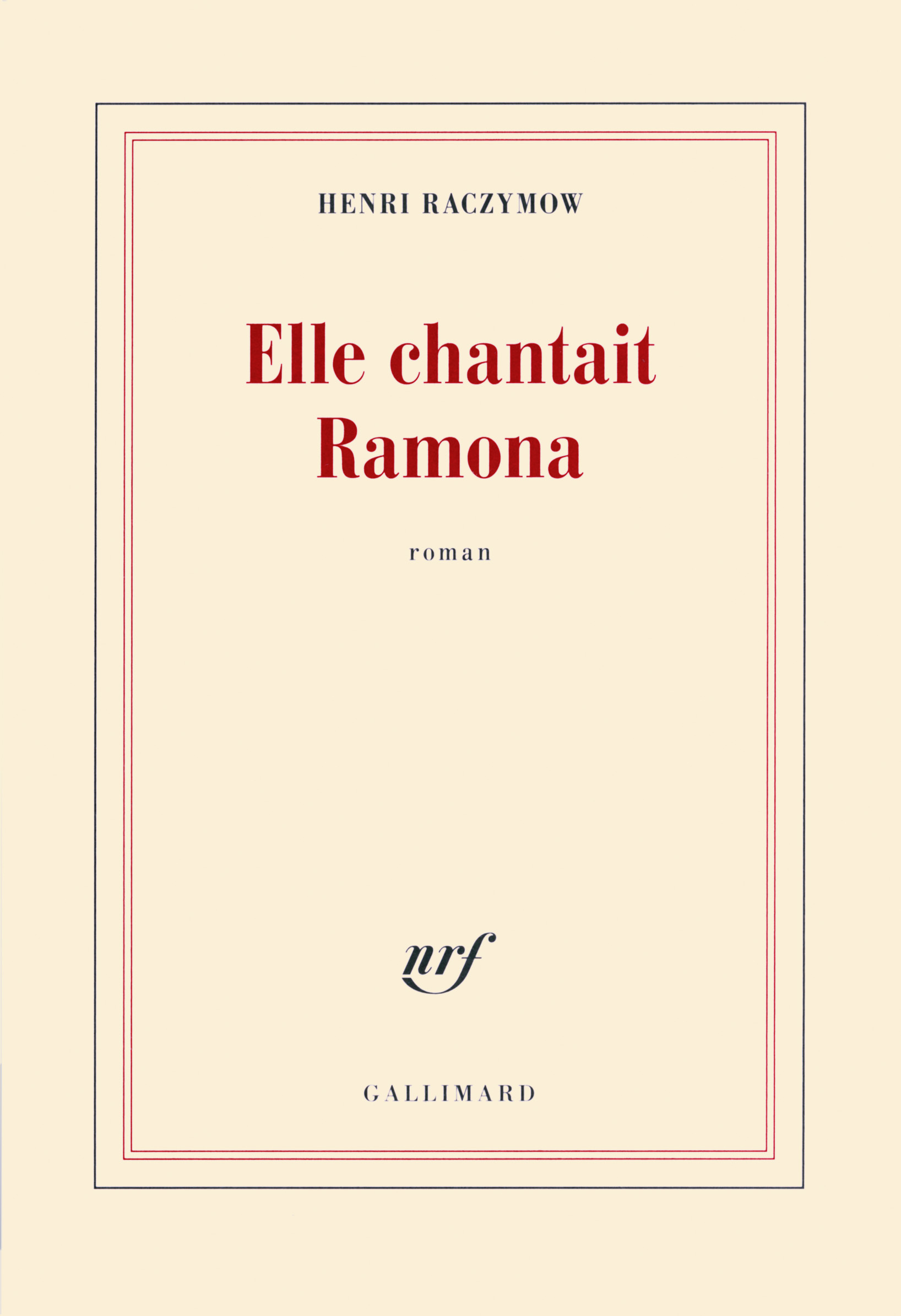 Elle chantait Ramona