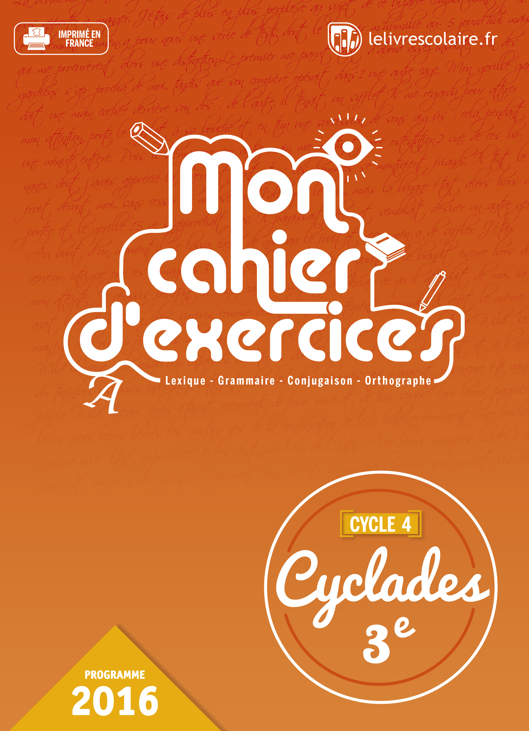 Cahier d'exercices Français 3e