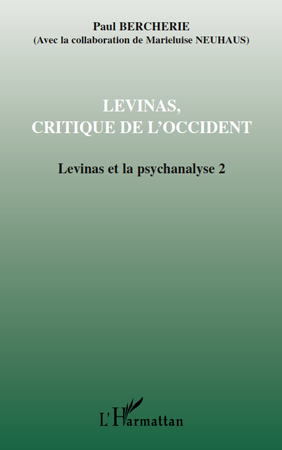 Lévinas, critique de l'Occident