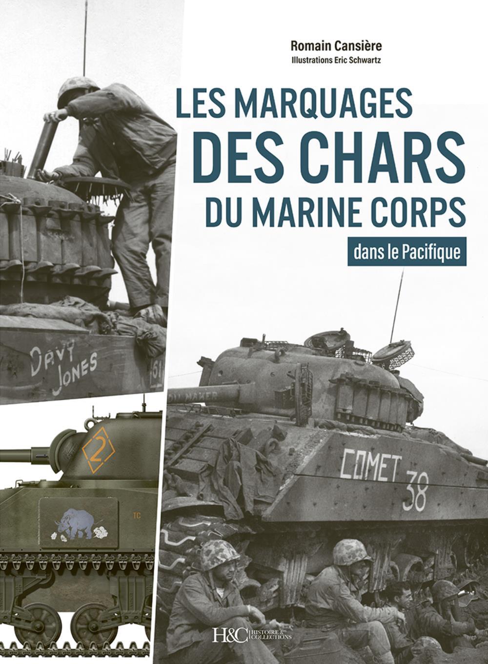 LES MARQUAGES DES CHARS DU MARINE CORPS DANS LE PACIFIQUE