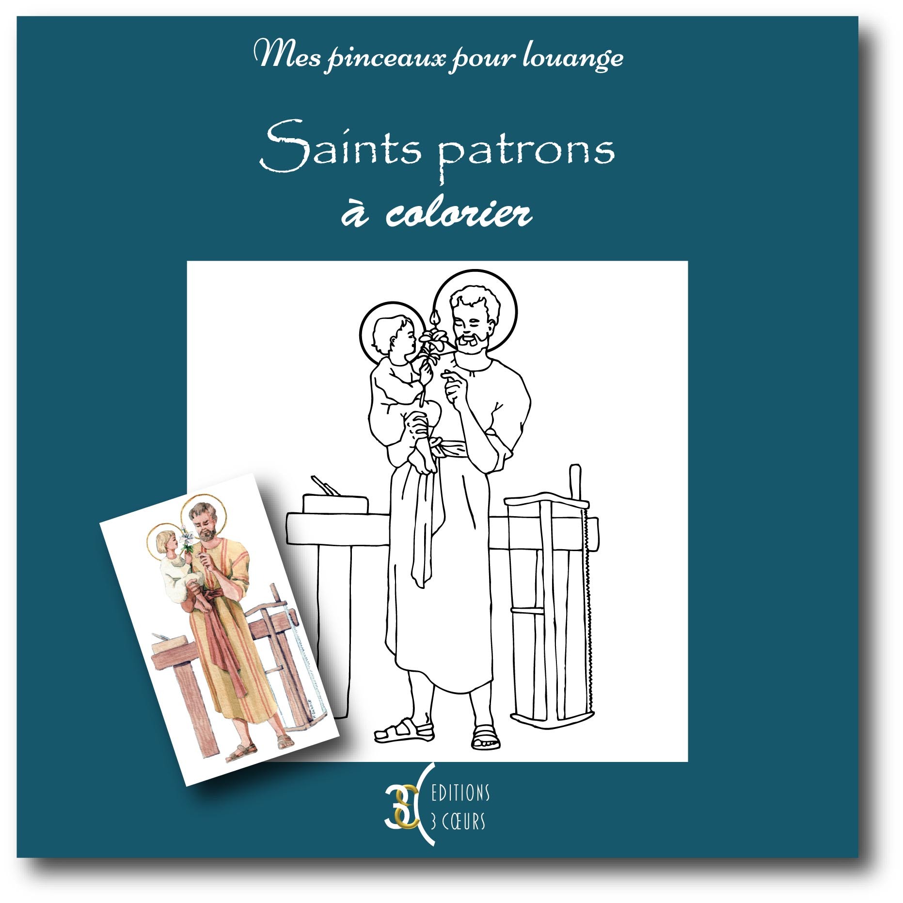 Saints patrons à colorier