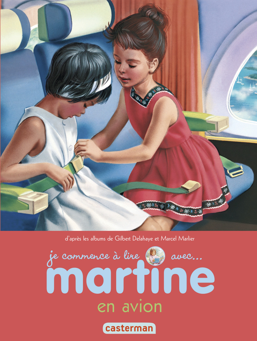 Martine en avion